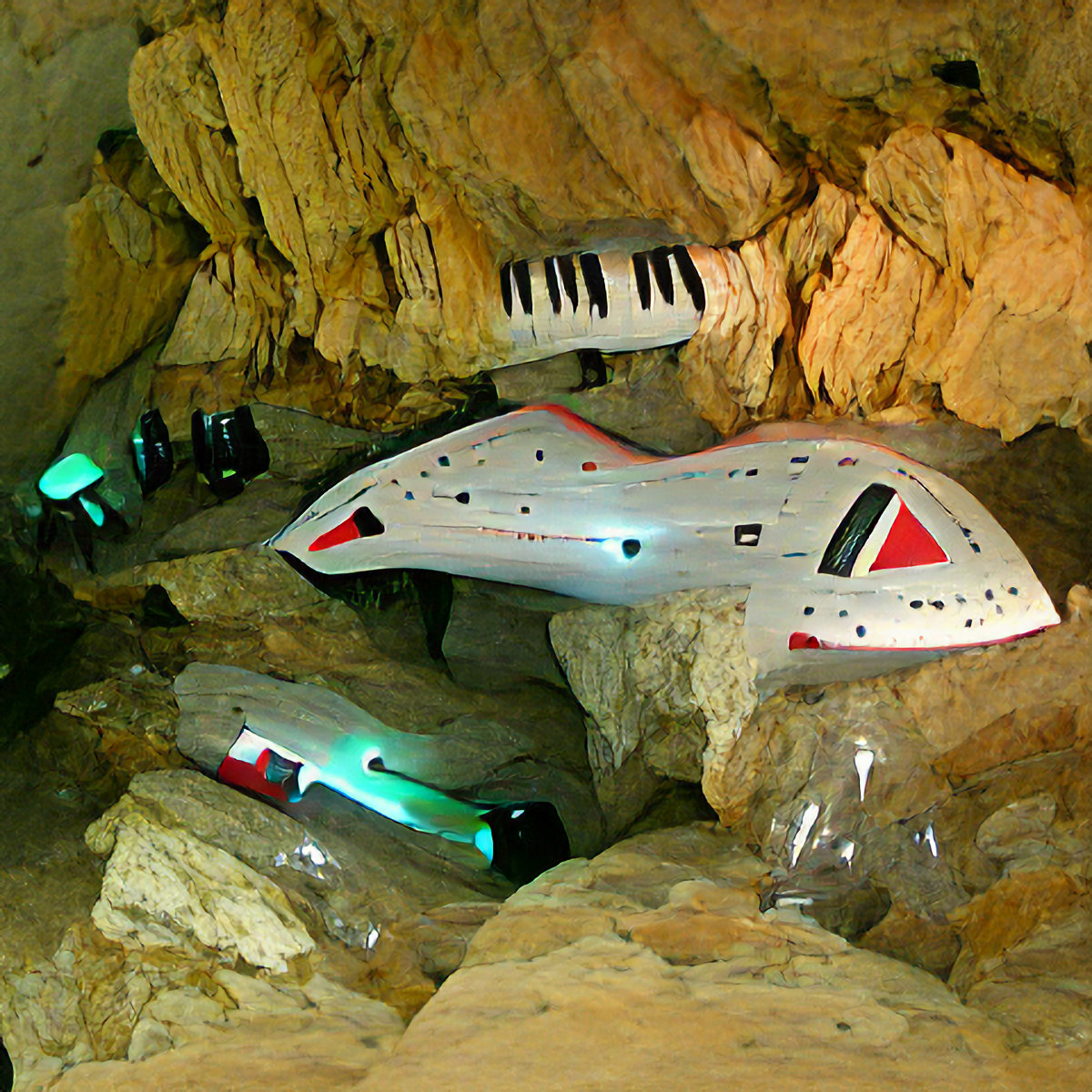 album cover of Starship Comino (Cave version) by Dug Alcedo